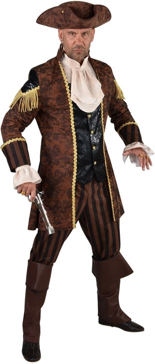 Piraat & Viking Kostuum | Piraat Rijk Aan Dukaten | Man | Large | Carnaval kostuum | Verkleedkleding